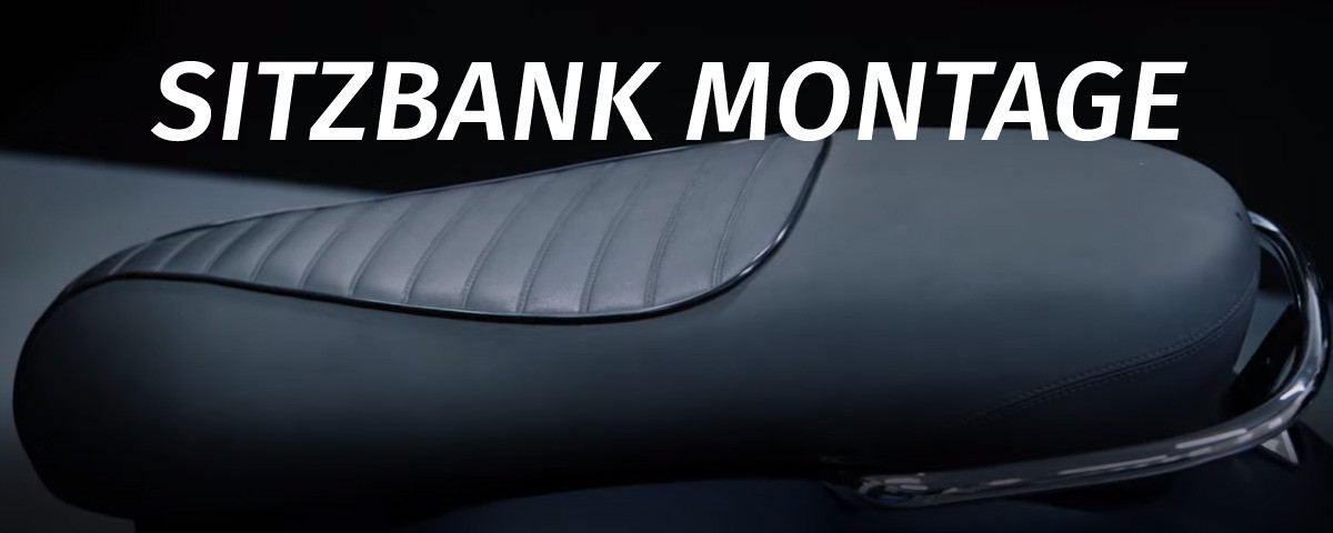 Sitzbank Montage Vespa GTS